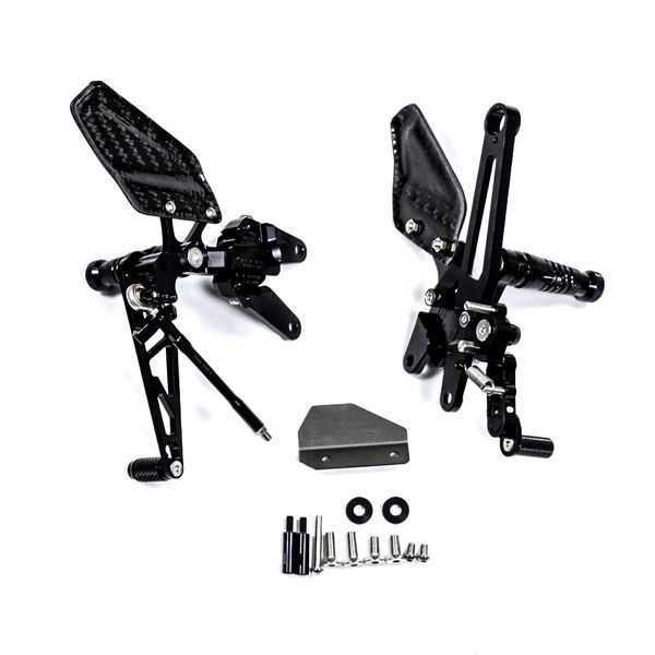 AISKA Aprilia RSV4 2009-2025 Carbon Fiber CNC Adjustable Foot Pegs