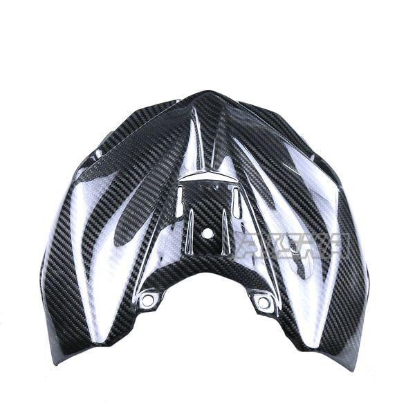 AISKA 3K Dry Carbon Fiber Motorcycle Accessories Front Headlight Air Intake Ram Cover Fairing for Kawasaki Z1000 2014+