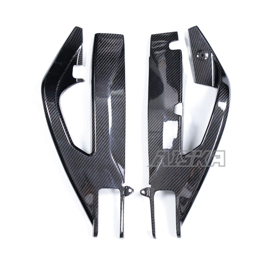 AISKA Real Prepreg Dry Carbon Fiber Swingarm Covers for Suzuki GSXR 1000 GSXR1000R GSXR1000RR 2017-2025