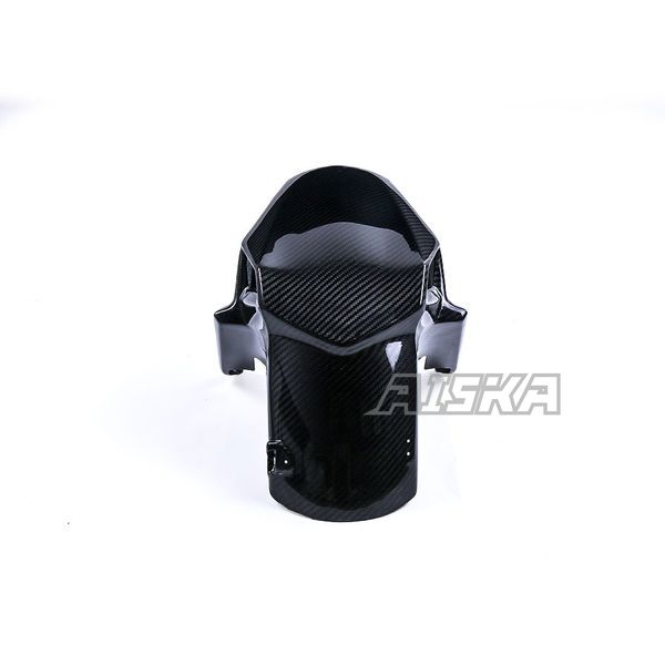 AISKA 100% 3K Dry Carbon Fiber Motorcycle Accessories Front Wheel Mudguard Hugger Fender for Kawasaki Z900 2017 2018 2019