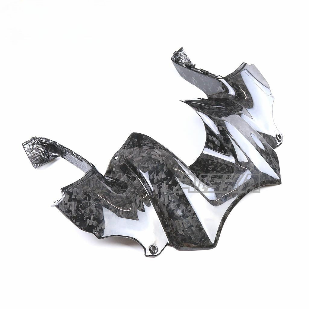 AISKA 100% 3K Motorcycle Accessories Carbon Fiber Front Fuel Gas Tank Protection Cover for Yamaha MT09 FZ09 2021-2023