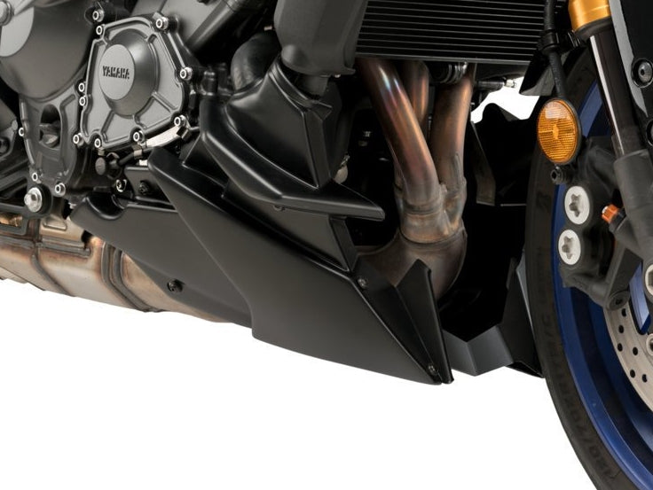 AISKA Carbon Fiber Motorcycle Lower Engine Spoiler Fairing Guards Under Tray Fairing Belly Pan for Yamaha MT09 FZ09 2021-2023