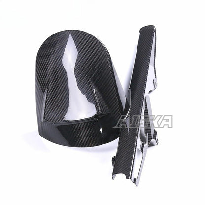 AISKA 100% 3K Dry Carbon Fiber Motorcycle Accessories Rear Fender for Suzuki GSXR1000 2017+