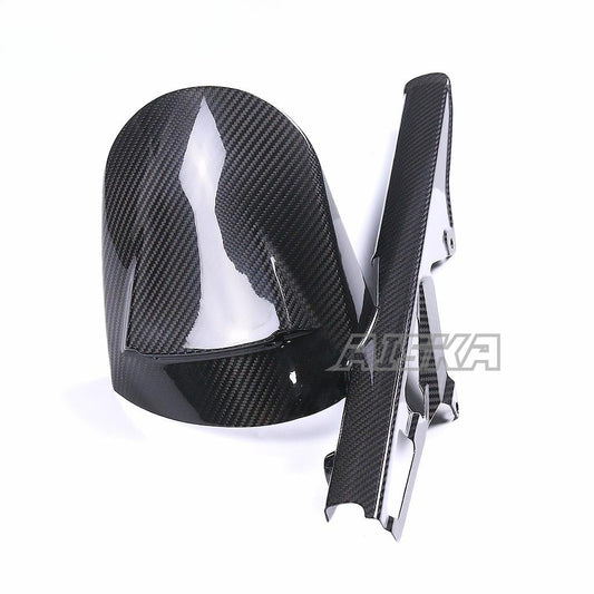 AISKA 100% 3K Dry Carbon Fiber Motorcycle Accessories Rear Fender for Suzuki GSXR1000 2017+