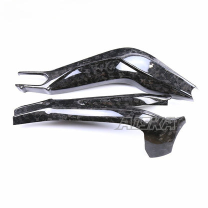 AISKA 100% 3K Pure Carbon Fiber Motorcycle Swingarm Cover Panel Protector Guard for Yamaha MT09 FZ09 2014-2020