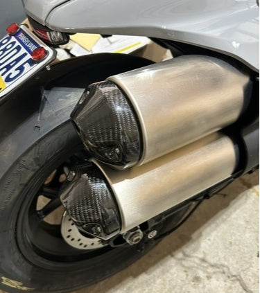 AISKA Harley Davidson Sportster S 1250 Carbon Fiber Exhaust Tail Covers