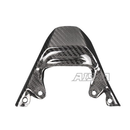 AISKA 3K Dry Carbon Fiber Motorcycle Rear Seat Tail Light Cover Fairing Cowl for Kawasaki ZX-6R 2019-2024 Model Years