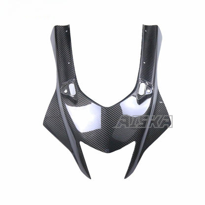 AISKA R7 Carbon Fiber Front Fairing Cowl Motorcycle Carbon Fibre Headlight Fairing Nose Panel Cowl for Yamaha R7 2022 2023 2024