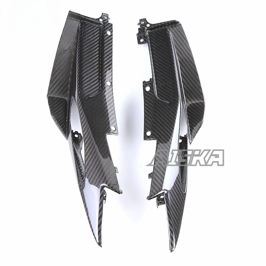 AISKA 3K Carbon Fiber Motorcycle Rear Tail Inside Cover Cowl Fairing Panel for Yamaha MT09 FZ09 MT-09 FZ-09 2014-2020