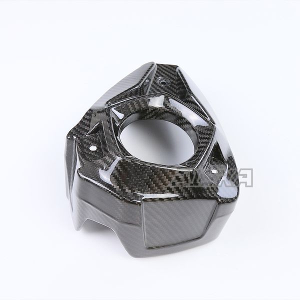 AISKA Dry Carbon Fiber Motorcycle Exhaust Pipe Cover Heat Shield Guard Trim Fairing Kits for Kawasaki Z H2 2021 2022 2023 2024