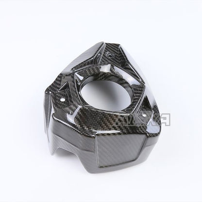 AISKA Dry Carbon Fiber Motorcycle Exhaust Pipe Cover Heat Shield Guard Trim Fairing Kits for Kawasaki Z H2 2021 2022 2023 2024