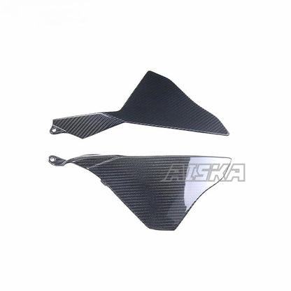 AISKA 100% Full Dry Carbon Fiber Parts Motorcycle Small Side Panels for Yamaha YZF R1 R1M 2015-2019