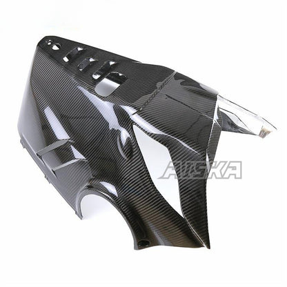 AISKA 3K 3*3 Carbon Fiber Motorcycle Accessories Spare Parts Lower Shroud Belly Pot for Ducati Panigale V4 V4S V4R 2018-2024