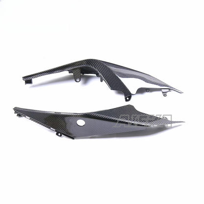 AISKA 100% 3K Pure All Dry Carbon Fiber Motorcycle Body Accessories Tail Trim Panel Rear Side Panel  for Aprilia RSV4 2021+