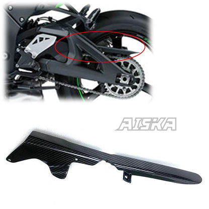Motorcycle for Kawasaki ZX10R 2011-2020 Carbon Fiber Chain Guard Protectors Chain Guard Cover Motorcycle Accessories