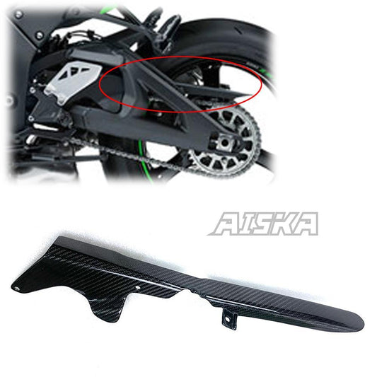 Motorcycle for Kawasaki ZX10R 2011-2020 Carbon Fiber Chain Guard Protectors Chain Guard Cover Motorcycle Accessories