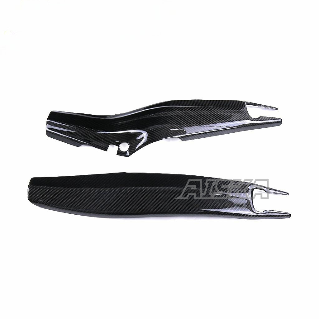 AISKA Motorcycle 3K Dry Carbon Fiber Rear Swingarm Swing Arm Cover Panel Cowling Protectors for Honda CB650R CBR650R 2019+