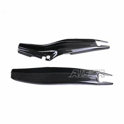AISKA Motorcycle 3K Dry Carbon Fiber Rear Swingarm Swing Arm Cover Panel Cowling Protectors for Honda CB650R CBR650R 2019+