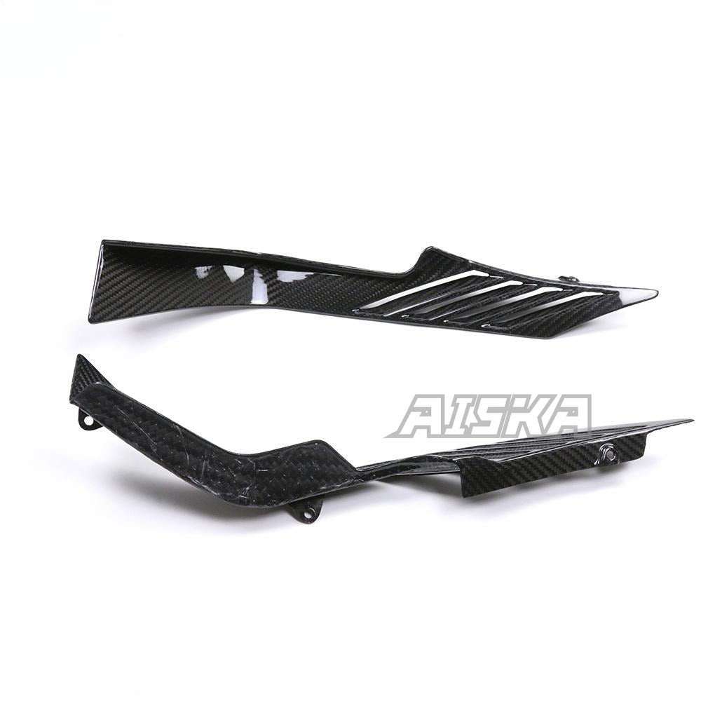 AISKA Full Range Carbon Fiber Modified Accessories Motorcycle Rear Tail Side Panels Cover Fairing for Yamaha R3 2022 2023 2024