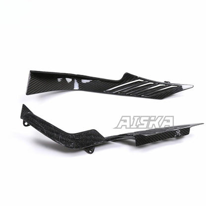 AISKA Full Range Carbon Fiber Modified Accessories Motorcycle Rear Tail Side Panels Cover Fairing for Yamaha R3 2022 2023 2024