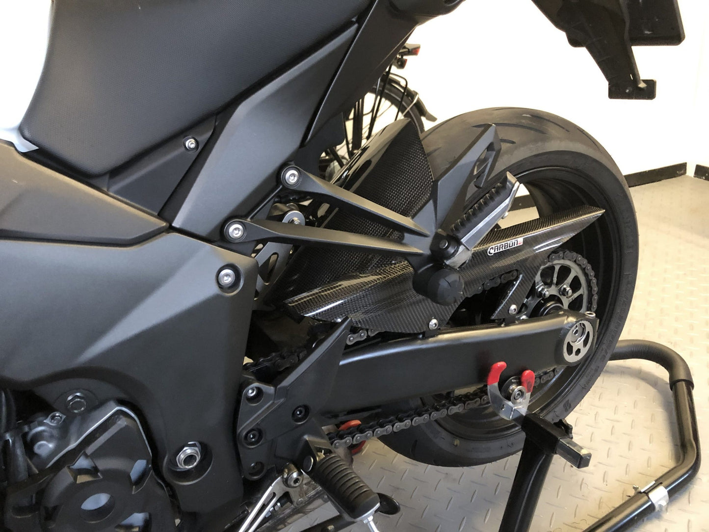 AISKA 3K Dry Carbon Fiber Motorcycle Accessories Frame Shell Side Cover Fairing Trim Cowl Panel for Kawasaki Ninja 650 2014-2024