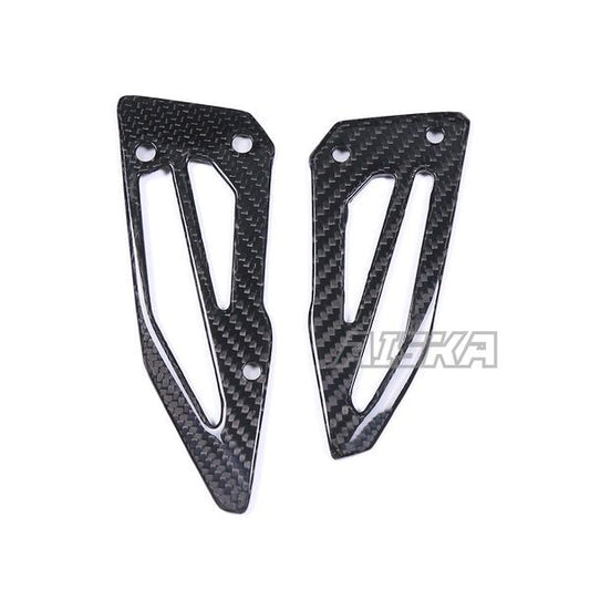 AISKA Dry Carbon Fiber Motorcycle Heel Guards Cover for Yamaha MT10 FZ10 2016-2021