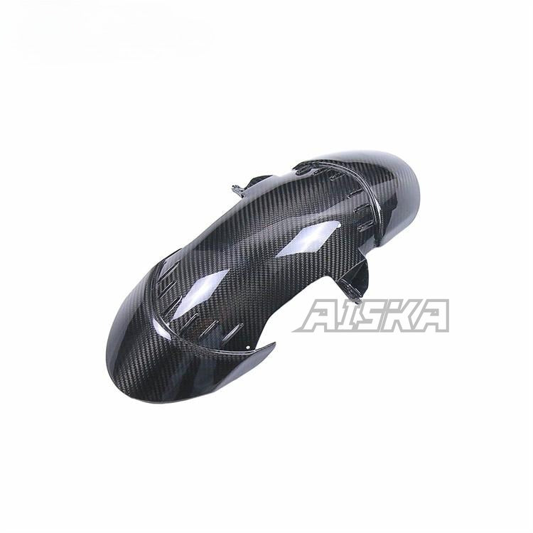 AISKA Wholesale 3K 3*3 Real Dry Carbon Fiber Motorcycle Accessories Front Mudguard Splash Fender for BMW S1000XR 2020-2023