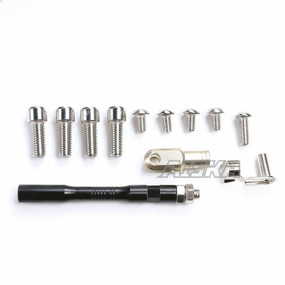 AISKA Dry Carbon Fiber Footrest Kits Racing Products Motorcycle Adjustable Rearset for Honda CBR 1000RR-R 2021 2022 2023 2024