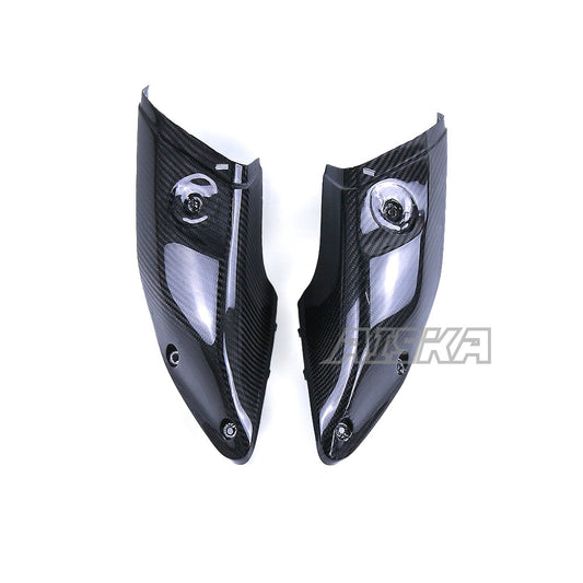 AISKA Dry Carbon Fiber Motorcycle Side Air Intake Cover Cowling Cover for Yamaha MT10 FZ10 2016-2021 2018 2019
