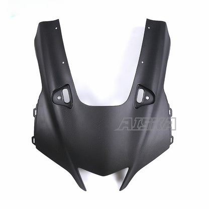 AISKA Full Carbon Fiber Motorcycle Front Headlight Fairing Nose Panel Cowl Fairing for Yamaha R1 2020-2025