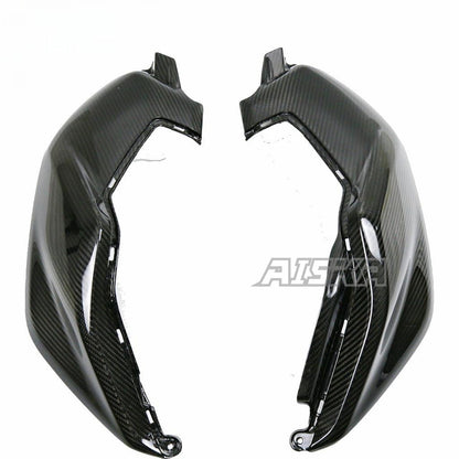 AISKA 3K Carbon Fiber Motorcycle Accessories Fuel Gas Tank Side Panels Covers for Yamaha MT07 FZ07 2018-2022