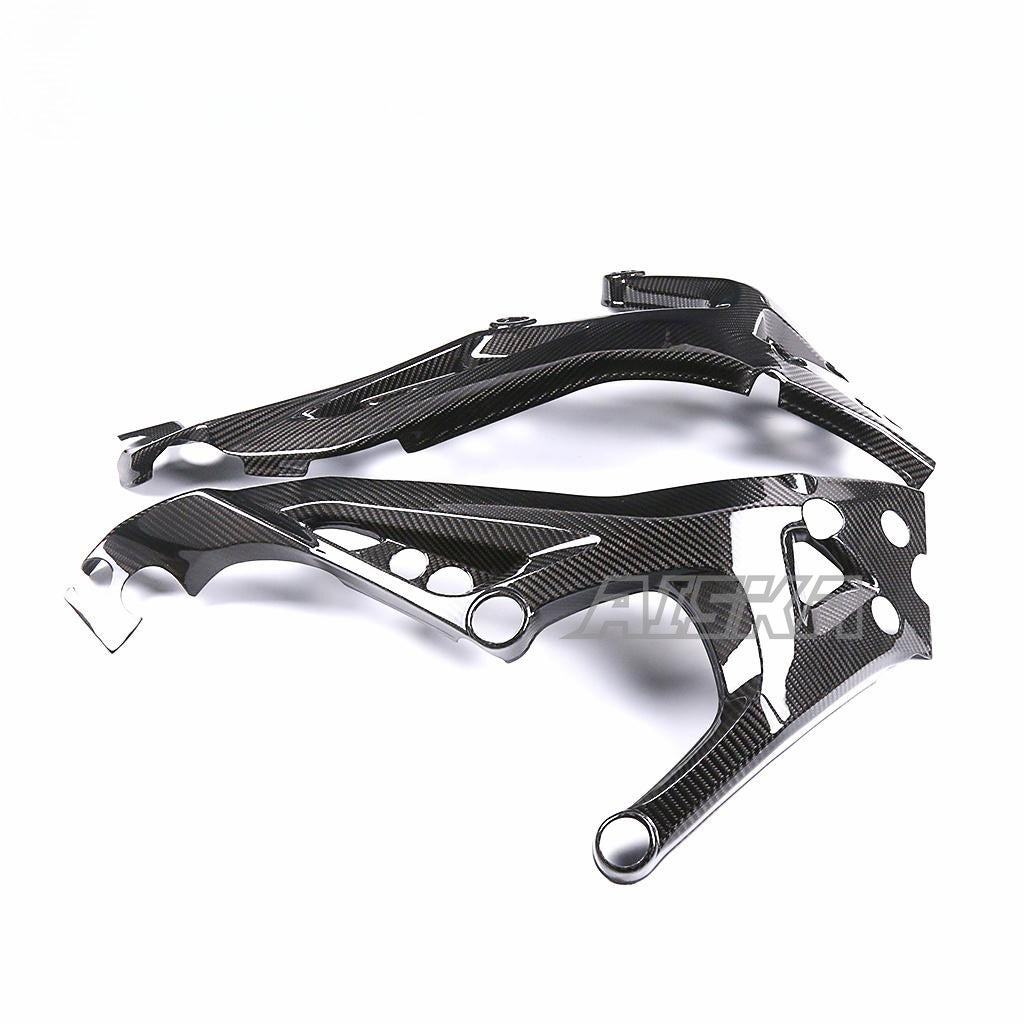 AISKA 100% 3K Pure Carbon Fiber Motorcycle Frame Cover Protectors for Yamaha MT09 FZ09 2017-2020
