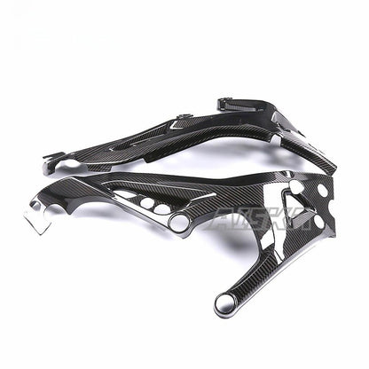 AISKA 100% 3K Pure Carbon Fiber Motorcycle Frame Cover Protectors for Yamaha MT09 FZ09 2017-2020