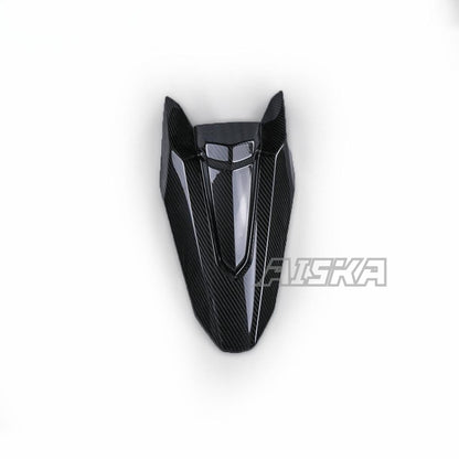 AISKA Dry Carbon Fiber Motorcycle Rear Seat Cover Cowl Fairings for Honda CB650F CBR650F 2014-2018 CB650R CBR650R 2019+