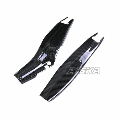 AISKA Motorcycle 3K Dry Carbon Fiber Rear Swingarm Swing Arm Cover Panel Cowling Protectors for Honda CB650R CBR650R 2019+