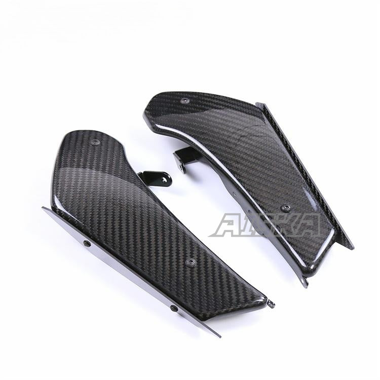AISKA 100% 3K Carbon Fiber Accessories Motorcycle Side Panels Fixed Wings Winglets for BMW S1000RR 2019-2022