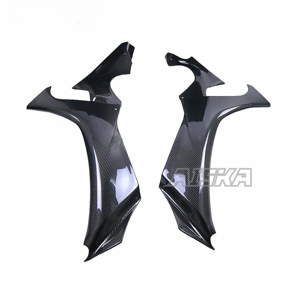 AISKA Carbon Fiber Fairing Accessories Motorcycle Carbon Fiber Front Side Panel Fairing for Yamaha R1 2020-2025