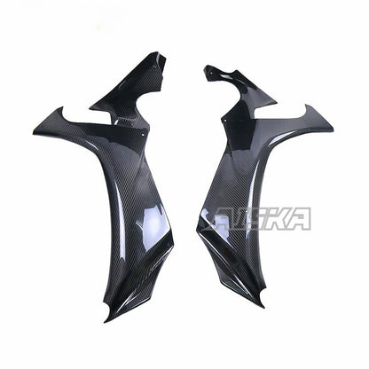 AISKA Carbon Fiber Fairing Accessories Motorcycle Carbon Fiber Front Side Panel Fairing for Yamaha R1 2020-2025