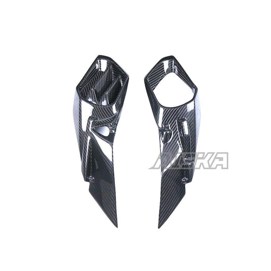 Carbon Fiber Air Intake Fairings for Kawasaki H2/H2R 2015+ Motorcycle Modified Parts Fairing Protectors Guard Shell Frame