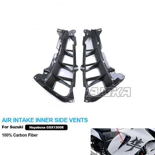 AISKA 100% Pure 3K Dry Carbon Fiber Motorcycle Accessories Body Parts Side Covers Fairing Kit for Suzuki hayabusa GSX1300R 2021-2025