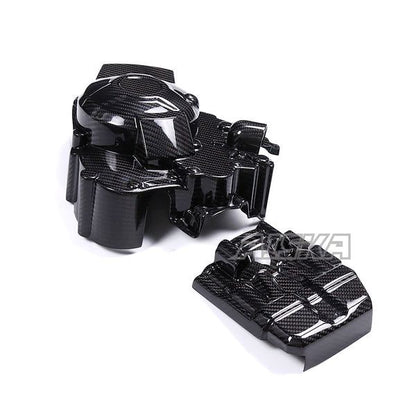 AISKA 100% 3K Dry Carbon Fiber Motorcycle Accessories Engine Cover Protection Cover for Yamaha MT09 FZ09 2017-2020