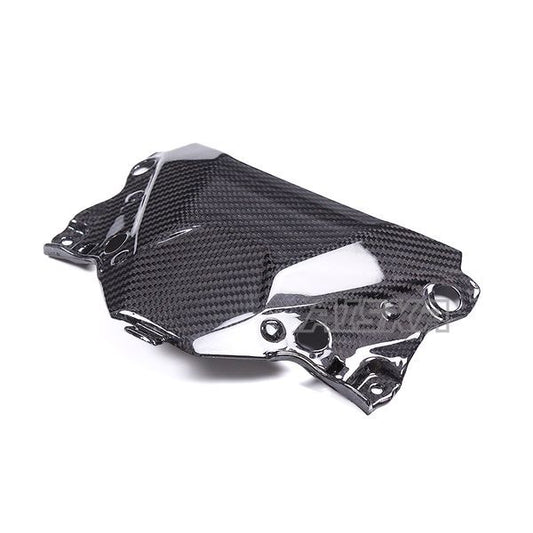 AISKA 3K Dry Carbon Fiber Motorcycle Dash Cluster Speedometer Cover Cowl for Kawasaki Ninja ZX-6R 2019-2024