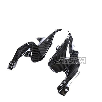 AISKA 3K Dry Carbon Fiber Motorcycle Accessories Tank Side Front Upper Inner Panels Fairing for Kawasaki Z900 2020-2024