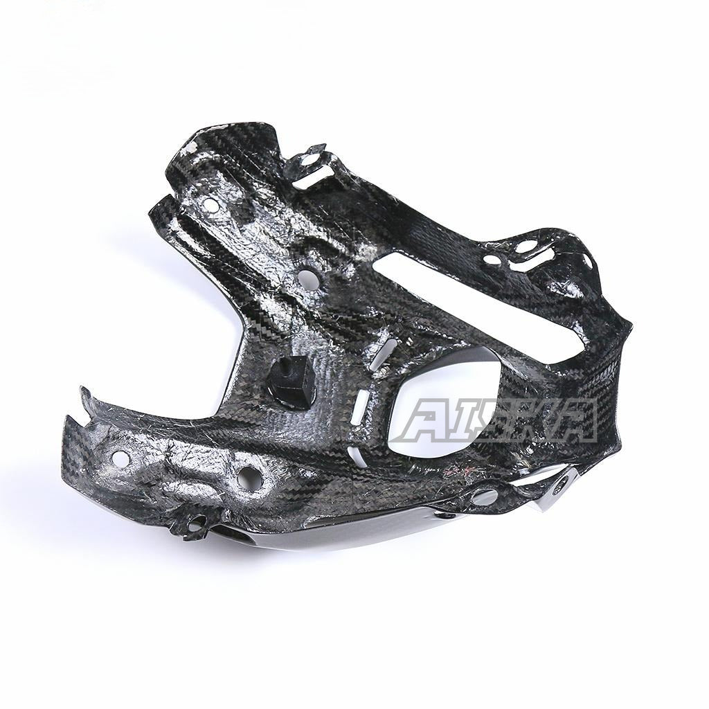 AISKA 100% 3K Motorcycle Carbon Fiber Front Nose Headlight Fairing for Yamaha MT09 FZ09 2021-2023