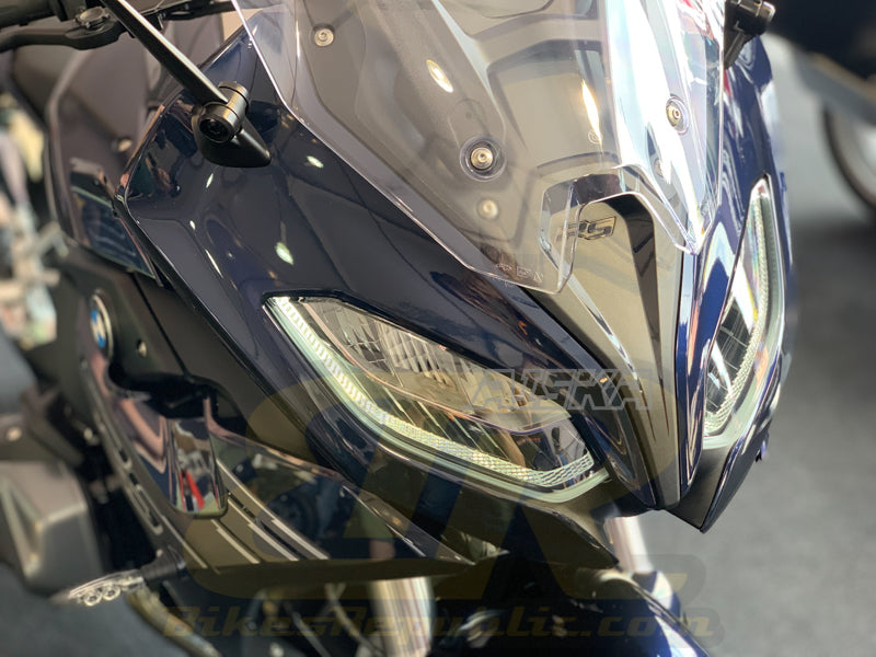 AISKA 100% Dry Carbon Fiber Motorcycle Front Headlight Fairing Cover for BMW R1250RS R 1250 RS 2021-2023