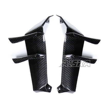 AISKA 100% 3K Dry Carbon Fiber Motorcycle Radiator Guard Side Covers for Yamaha MT09 FZ09 2024-2025