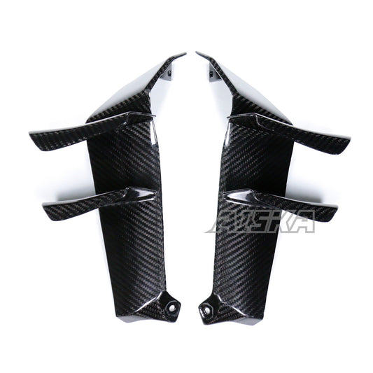 AISKA 100% 3K Dry Carbon Fiber Motorcycle Radiator Guard Side Covers for Yamaha MT09 FZ09 2024-2025