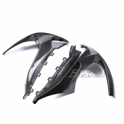AISKA 3K Pure Dry Carbon Fiber Motorcycle Front Fairing Headlight Cover Side Panels for BMW M1000RR 2023-2024