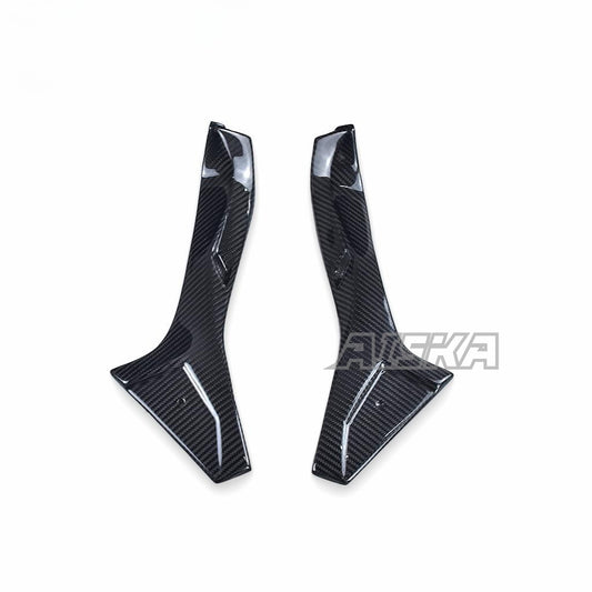 AISKA Motorcycle 3K Dry Carbon Fiber Cockpit Inner Panels Fairings Dash Panel Side Covers for Honda CB650R CBR650R 2019+