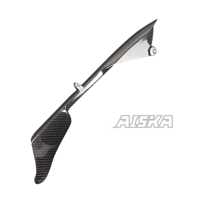 AISKA 3K Dry Carbon Fiber Motorcycle Chain Guard Cover for Kawasaki Ninja ZX-6R 2009-2025